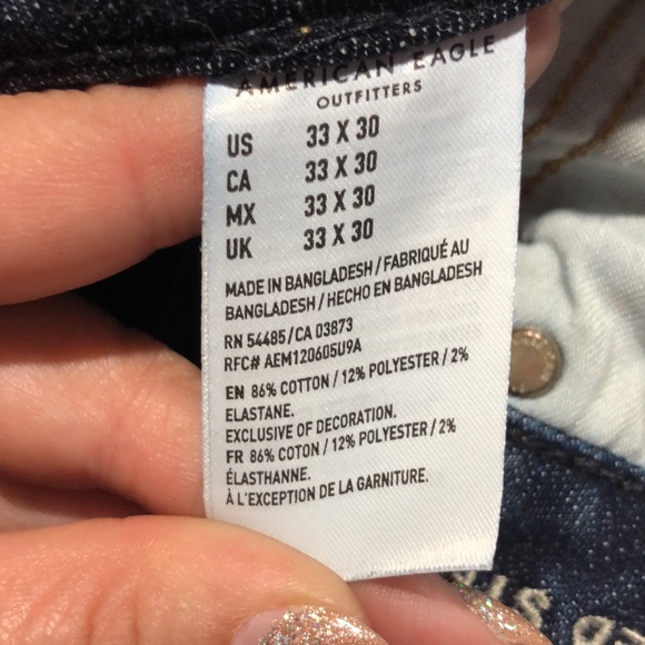 American Eagle Relaxed Straight jeans size 33x30 - Picture 10 of 10